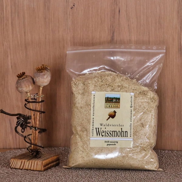 Weißmohn gequetscht